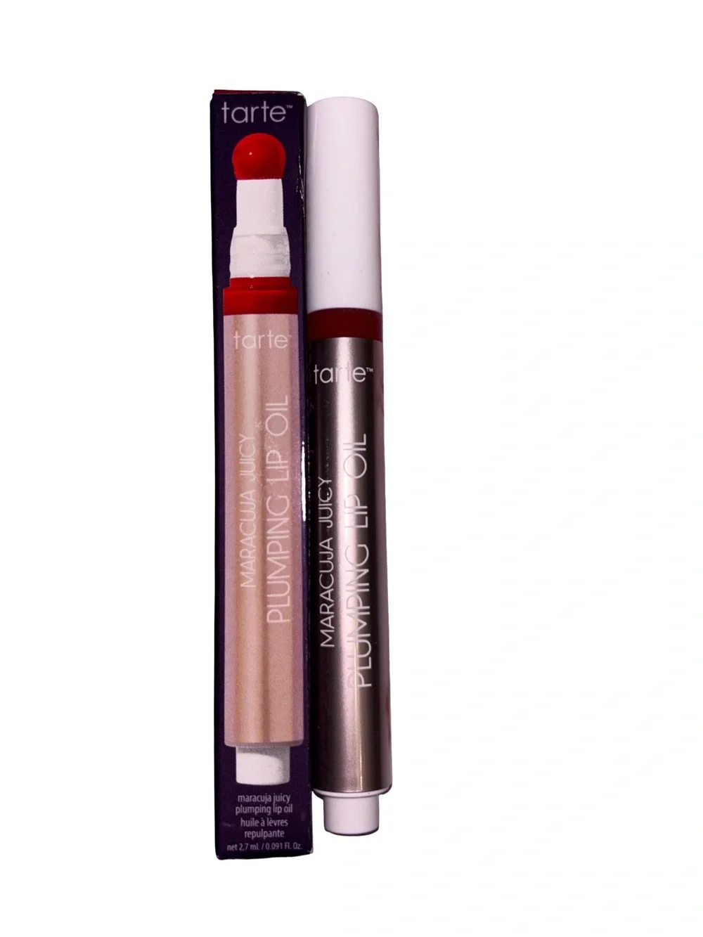 Tarte Maracuja Juicy Plumping Lip Oil Color Cherry NIB